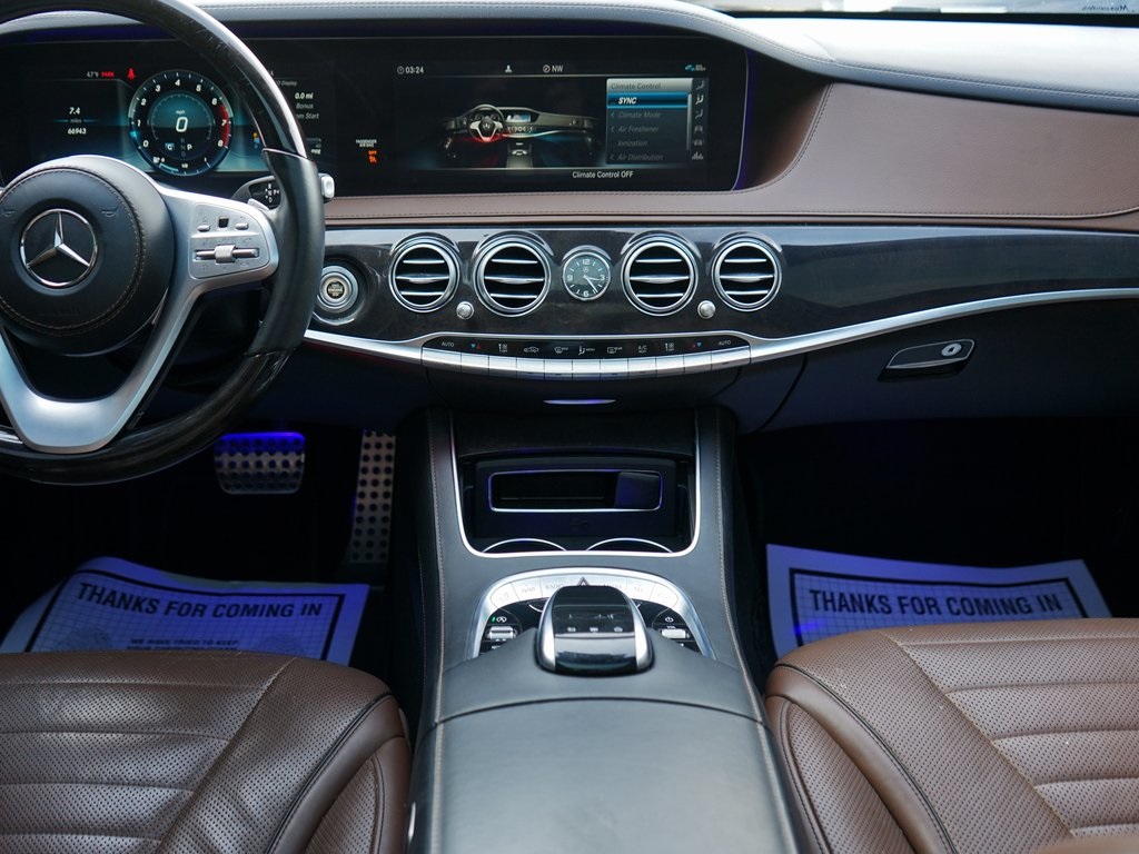 used 2019 Mercedes-Benz S-Class car, priced at $33,495