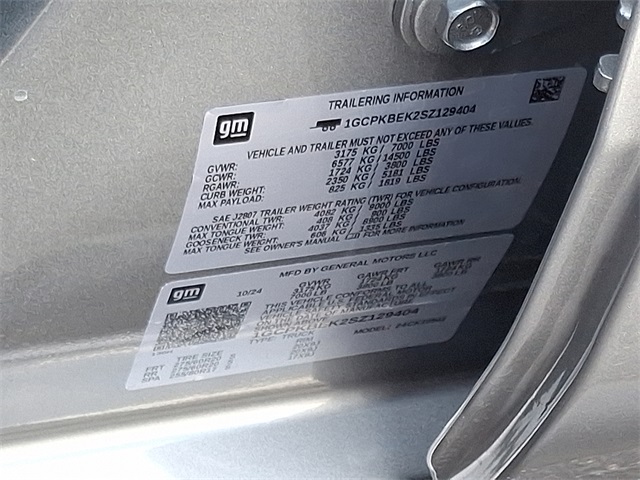 used 2025 Chevrolet Silverado 1500 car, priced at $43,950