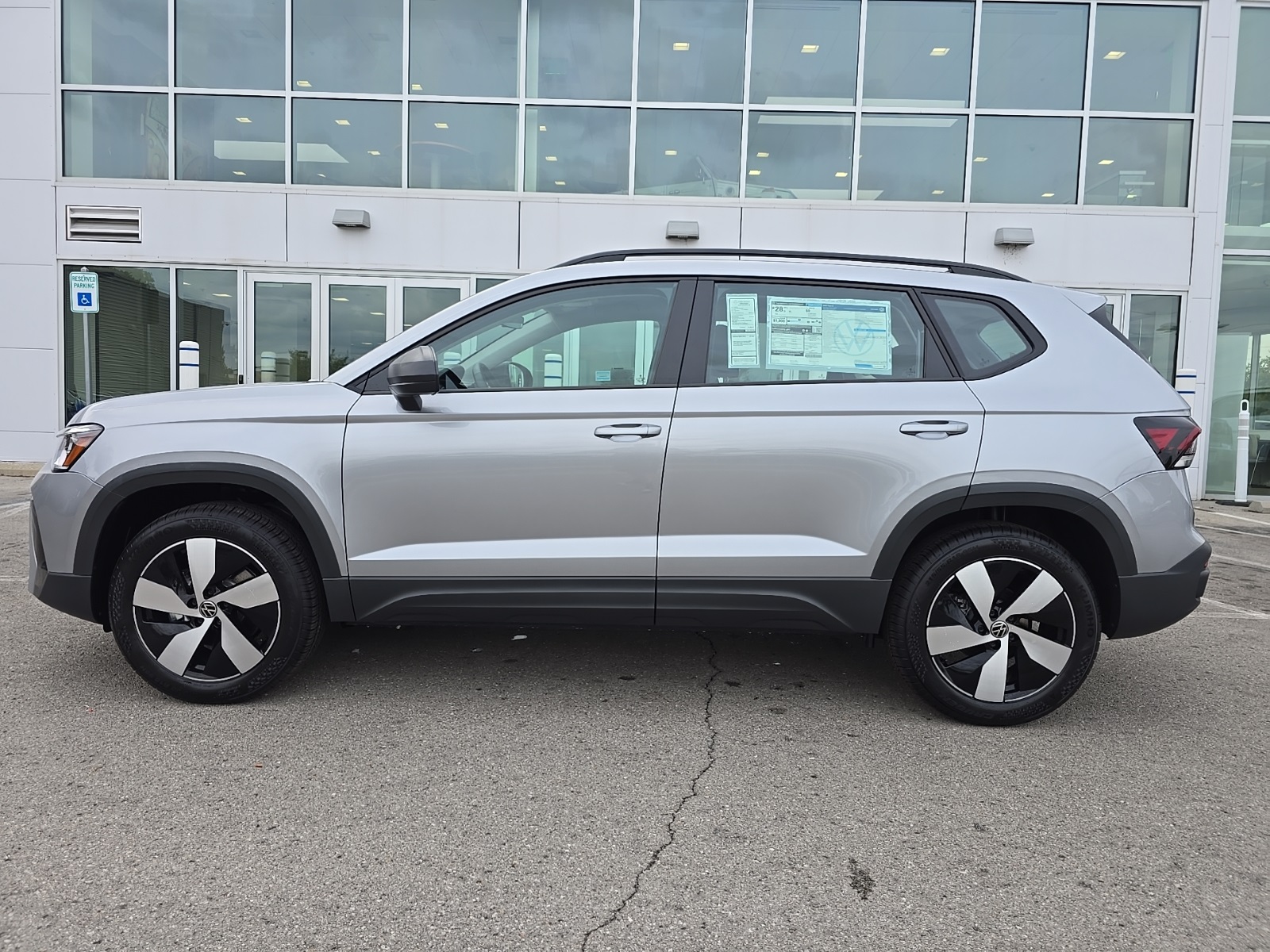 new 2025 Volkswagen Taos car, priced at $27,800