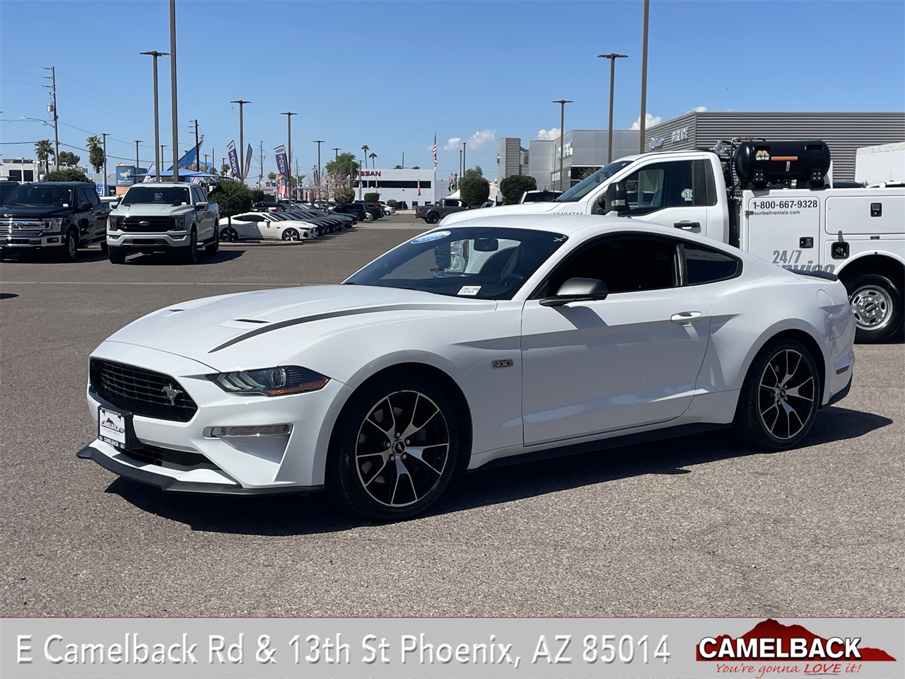 used 2020 Ford Mustang car, priced at $21,997