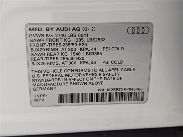 used 2023 Audi Q4 e-tron car, priced at $31,981