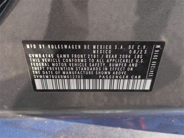 used 2024 Volkswagen Jetta car, priced at $19,511