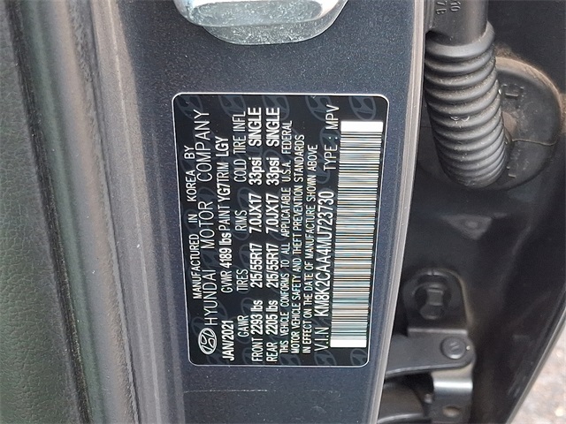 used 2021 Hyundai Kona car, priced at $18,291