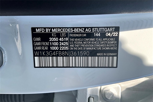 used 2022 Mercedes-Benz A-Class car, priced at $29,597