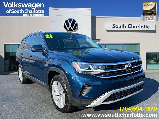 used 2021 Volkswagen Atlas car, priced at $24,910