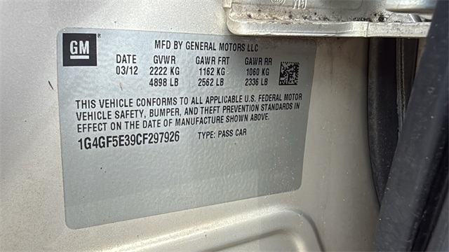 used 2012 Buick LaCrosse car, priced at $6,998