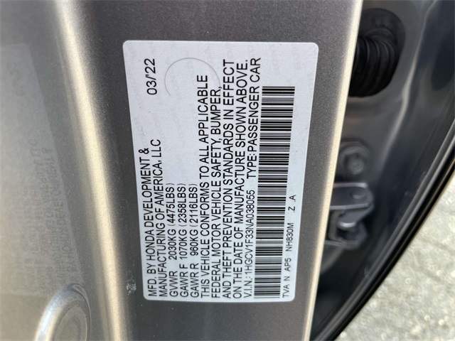 used 2022 Honda Accord car, priced at $24,444