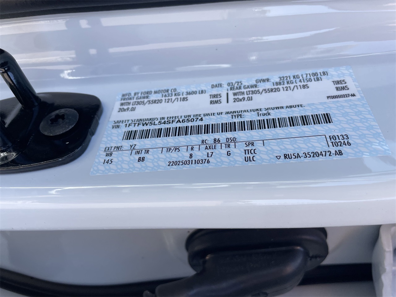 new 2025 Ford F-150 car, priced at $97,999