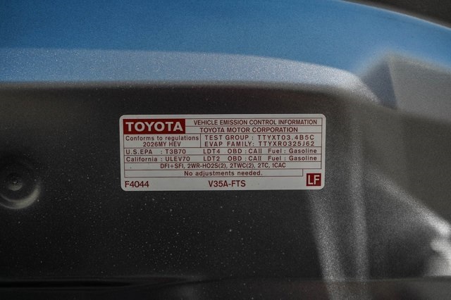 new 2026 Toyota Tundra car, priced at $76,438