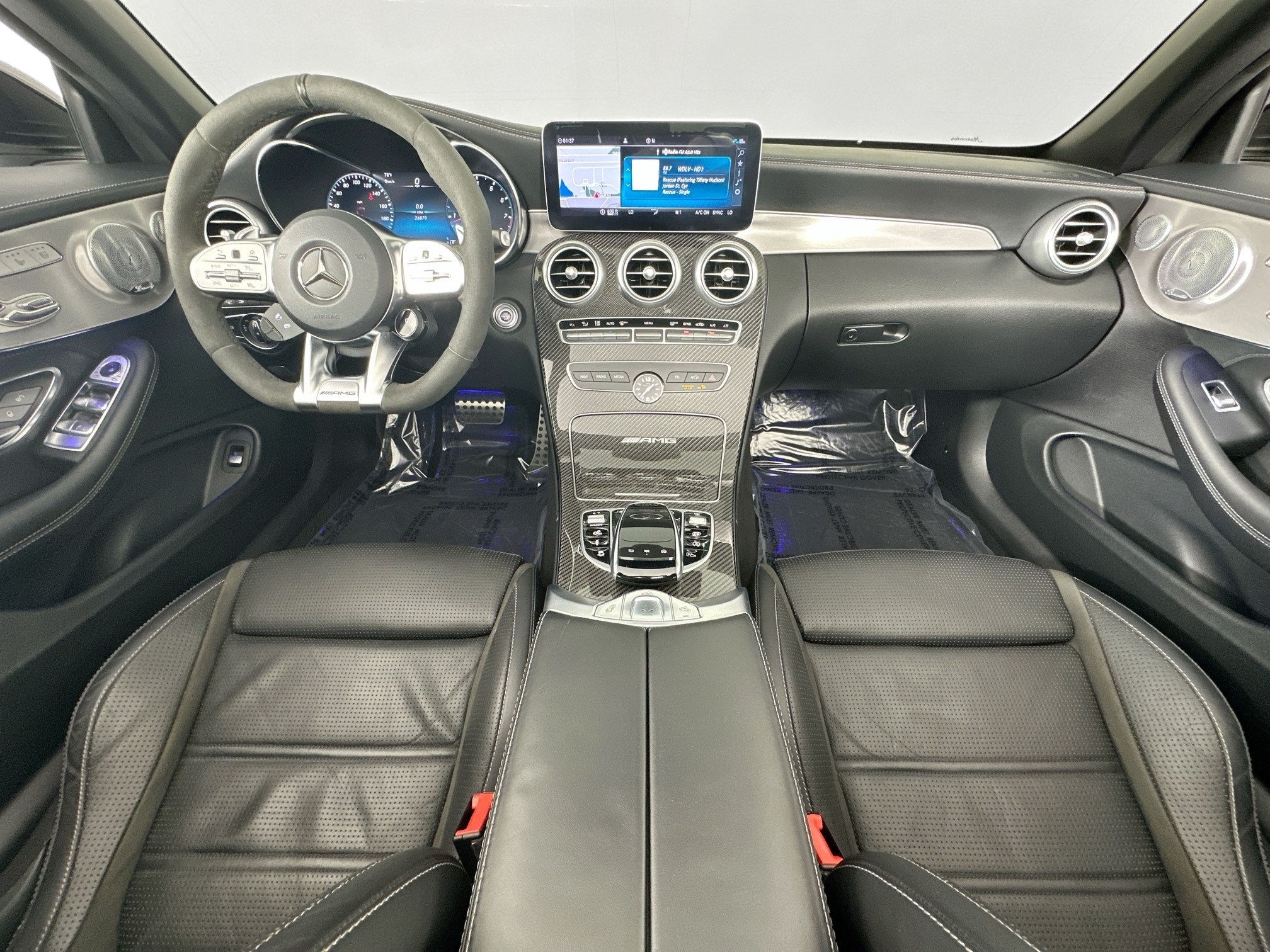 used 2021 Mercedes-Benz C-Class car, priced at $62,999