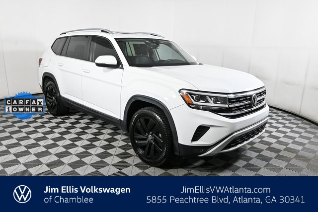used 2021 Volkswagen Atlas car, priced at $22,200