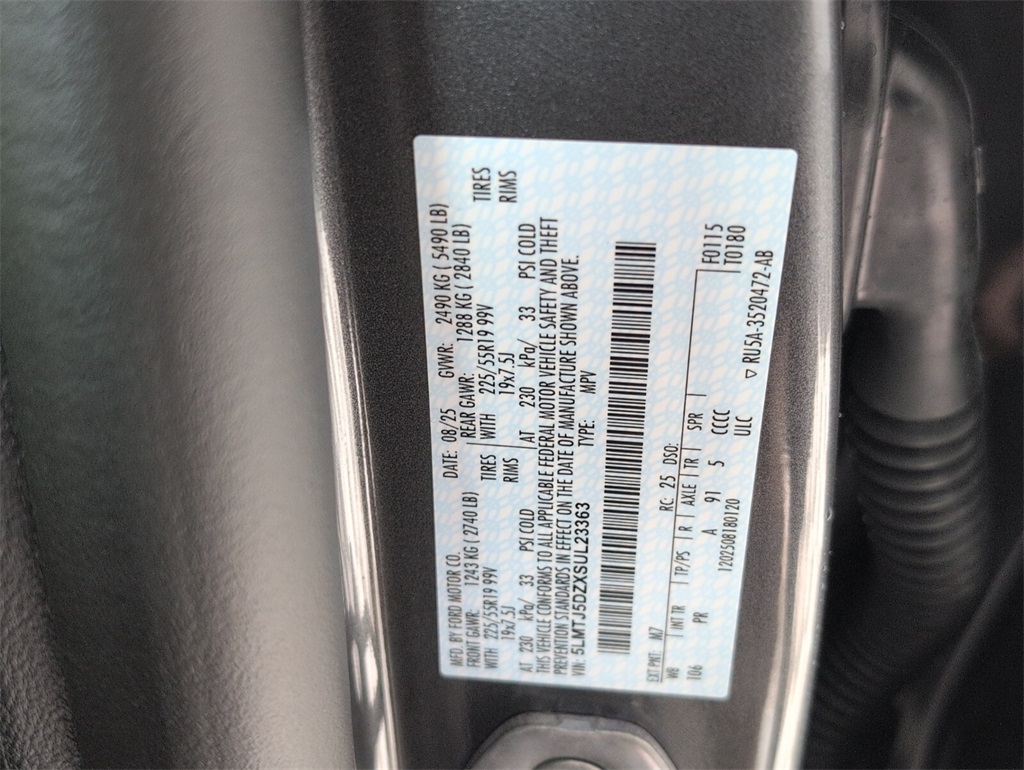 new 2025 Lincoln Corsair car, priced at $54,538