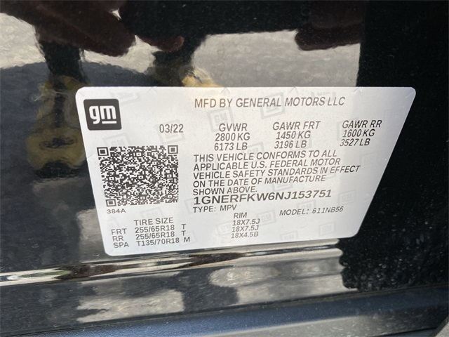 used 2022 Chevrolet Traverse car, priced at $28,816