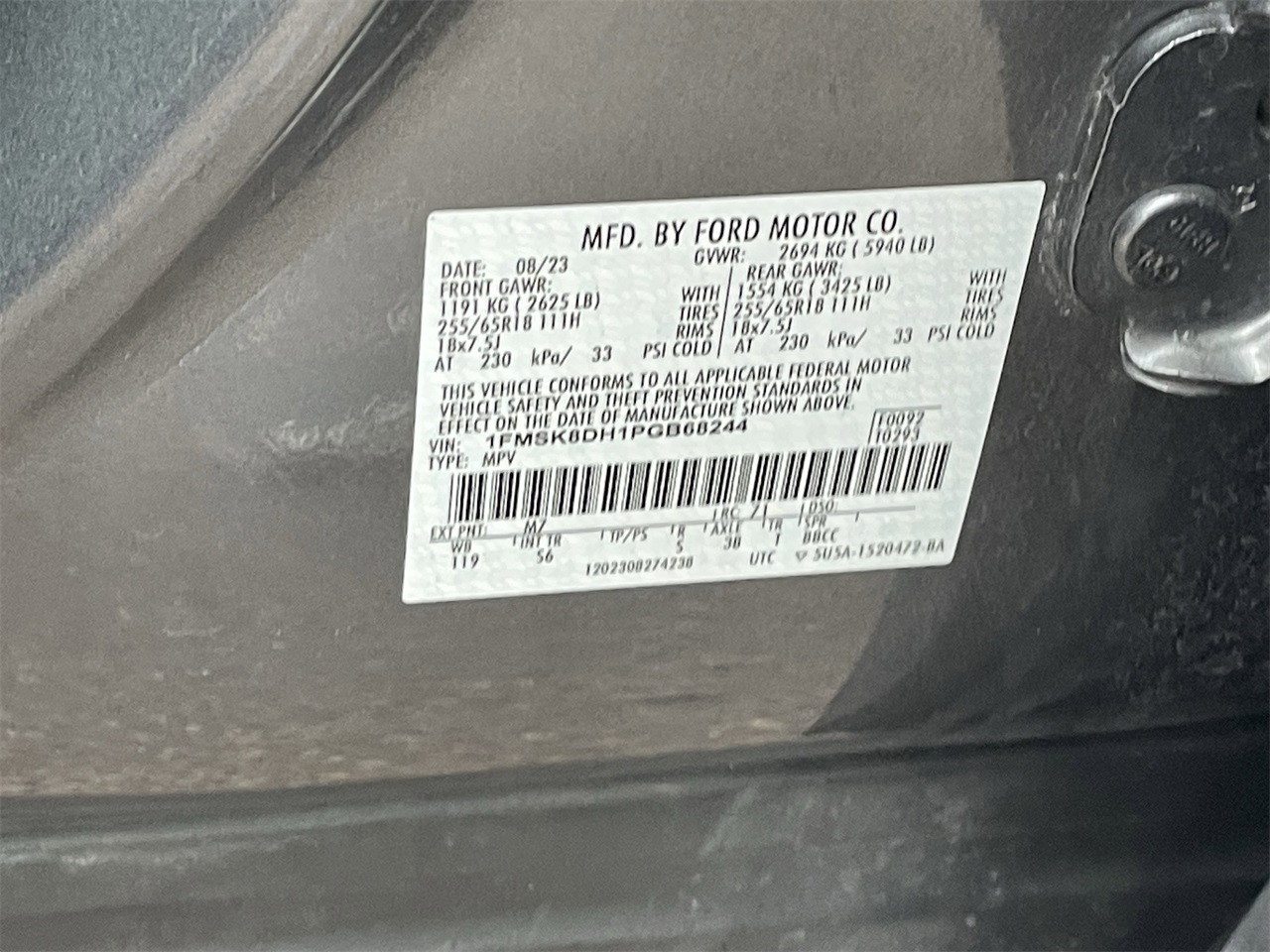 used 2023 Ford Explorer car, priced at $29,999