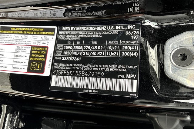 new 2025 Mercedes-Benz GLS car, priced at $102,905