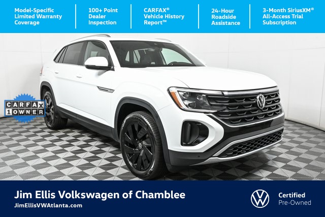 used 2024 Volkswagen Atlas Cross Sport car, priced at $33,700