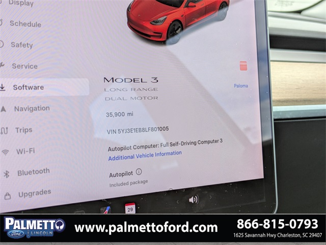used 2020 Tesla Model 3 car, priced at $24,999