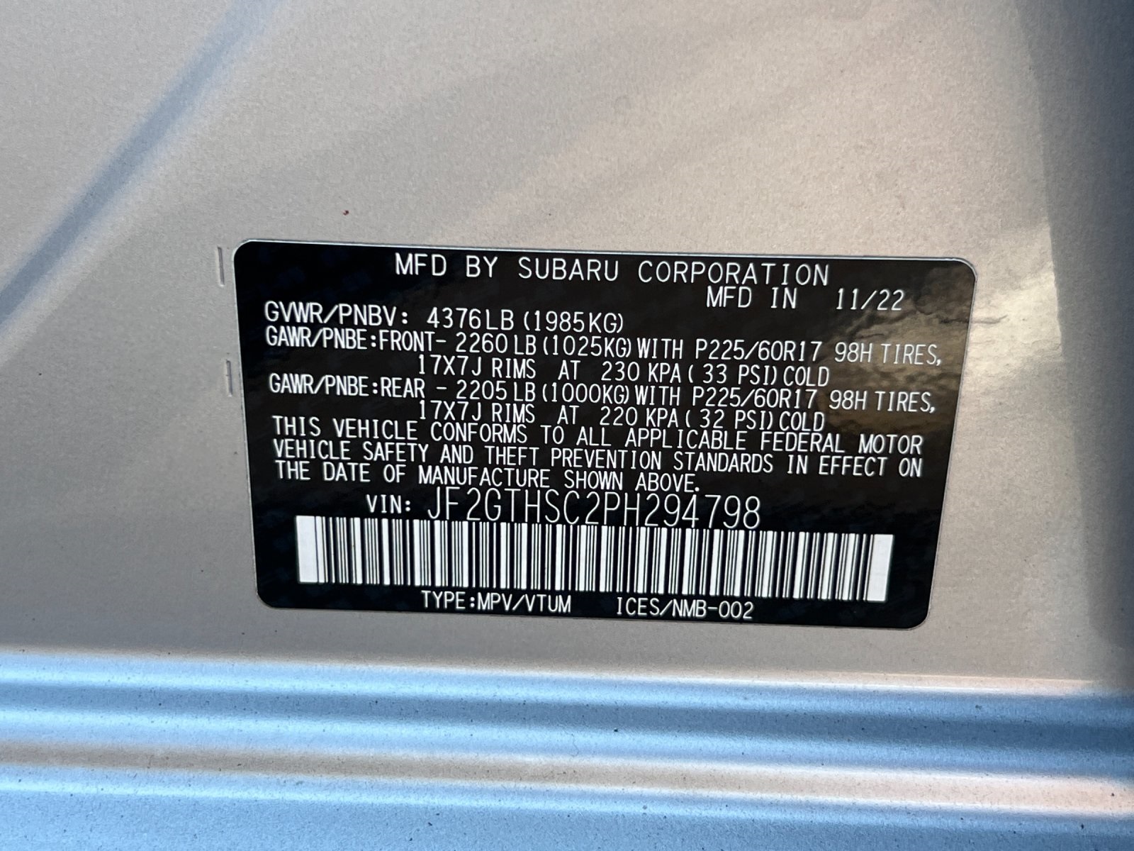 used 2023 Subaru Crosstrek car, priced at $25,989