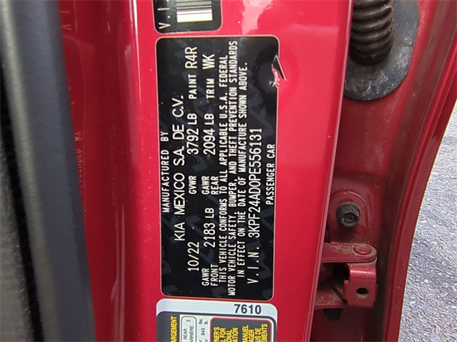 used 2023 Kia Forte car, priced at $16,511