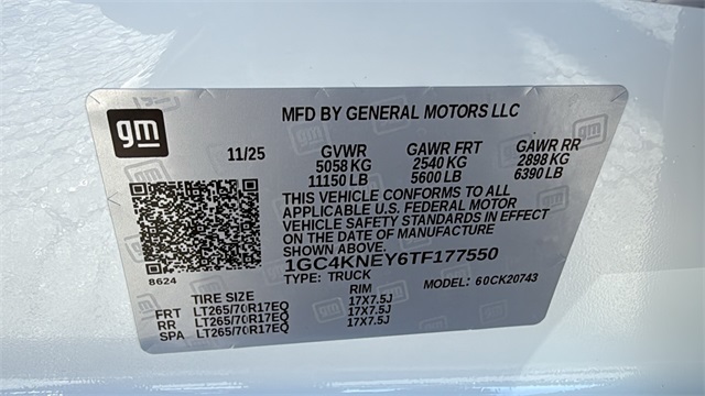 new 2026 Chevrolet Silverado 2500HD car, priced at $71,970