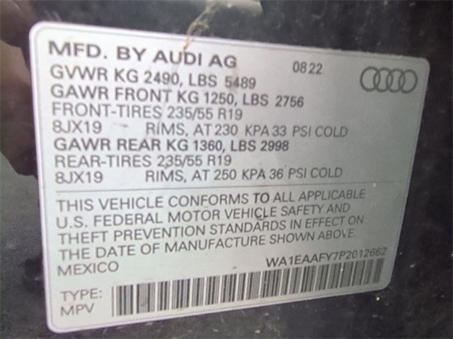 used 2023 Audi Q5 car, priced at $27,911