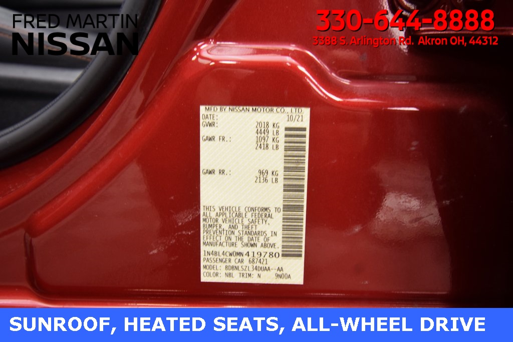 used 2021 Nissan Altima car, priced at $18,899