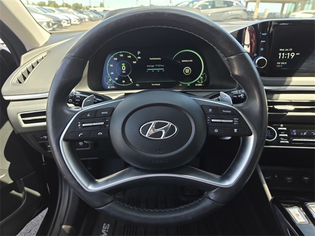used 2023 Hyundai Sonata Hybrid car, priced at $25,492