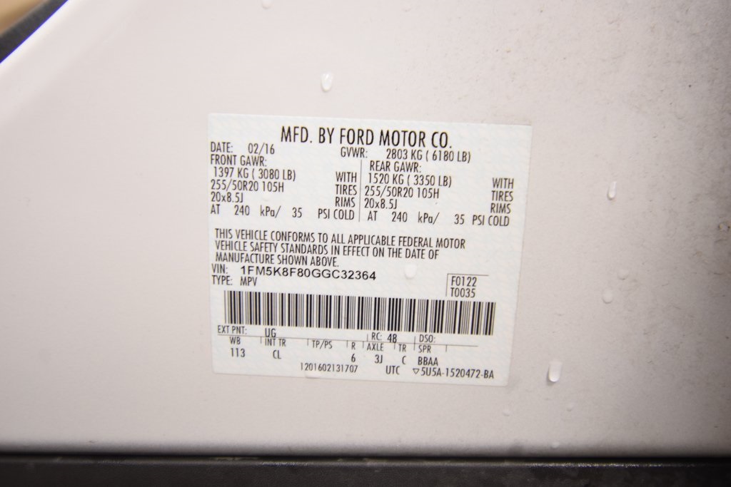 used 2016 Ford Explorer car, priced at $18,500