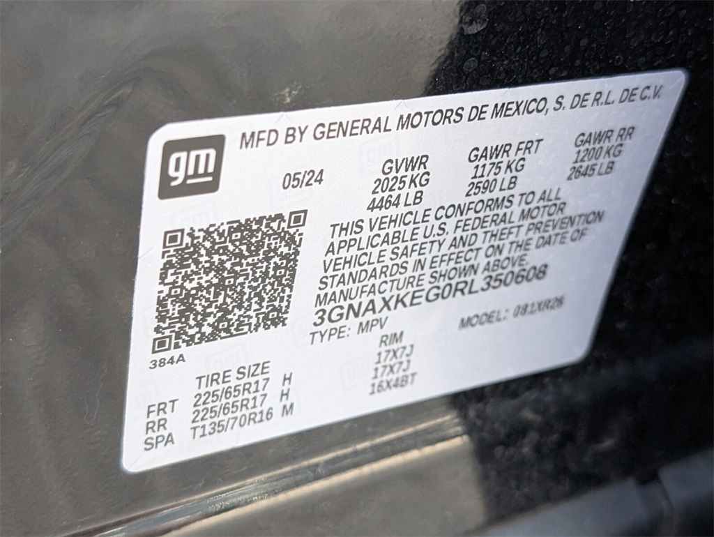 used 2024 Chevrolet Equinox car, priced at $18,988