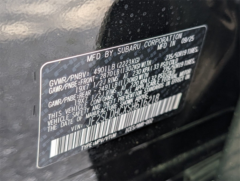 new 2025 Subaru Forester car, priced at $40,493