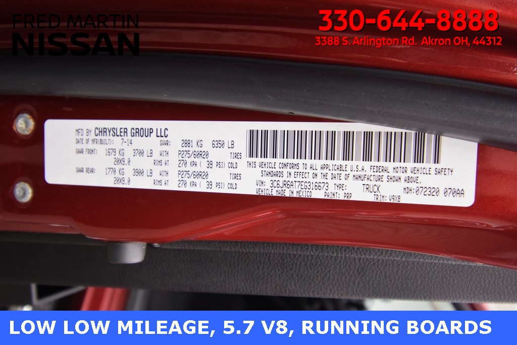 used 2014 Ram 1500 car, priced at $19,950