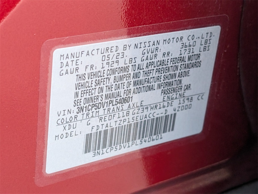 used 2023 Nissan Kicks car, priced at $16,288