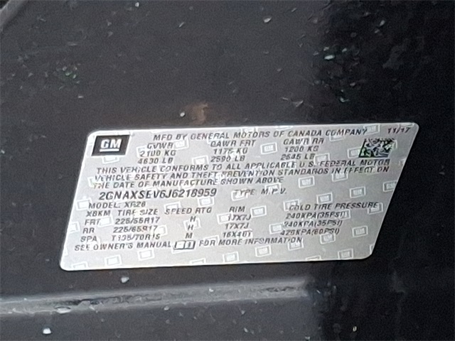 used 2018 Chevrolet Equinox car, priced at $13,555