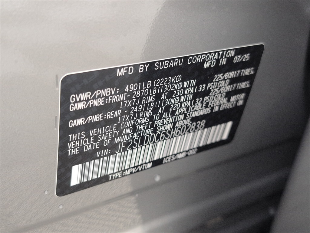 new 2025 Subaru Forester car, priced at $36,763