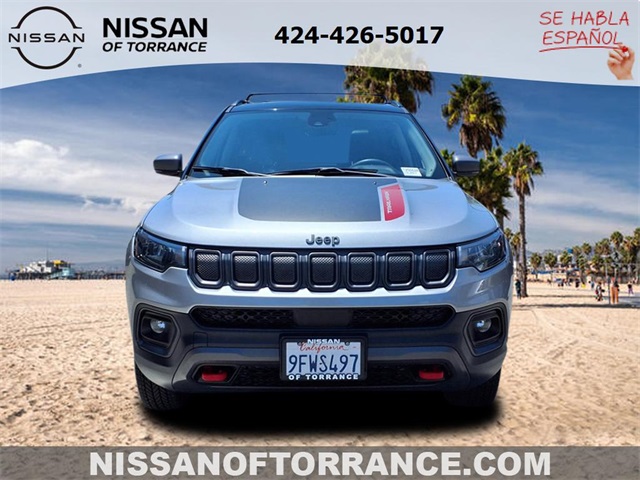 used 2022 Jeep Compass car, priced at $21,900