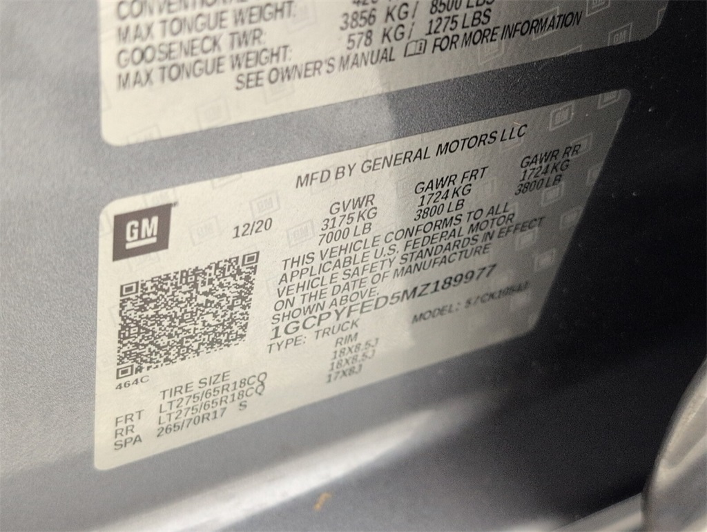 used 2021 Chevrolet Silverado 1500 car, priced at $29,488