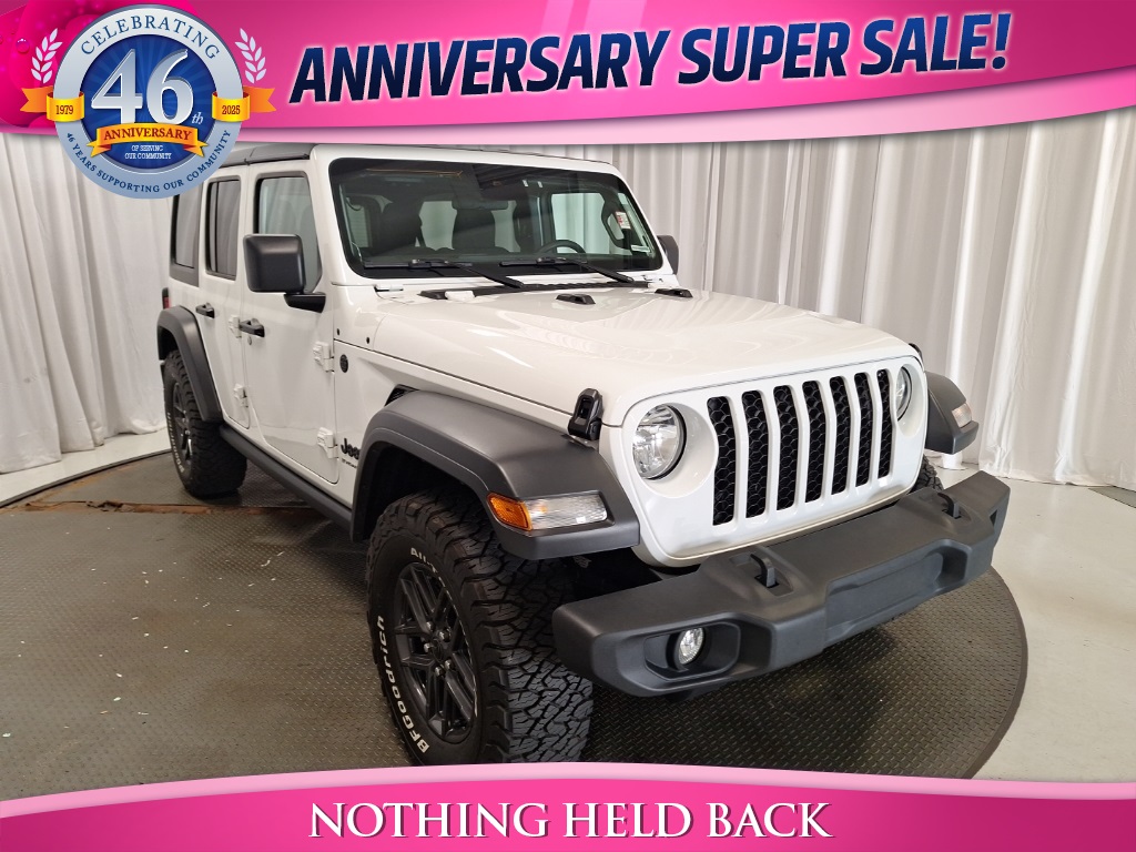 used 2024 Jeep Wrangler car, priced at $34,400