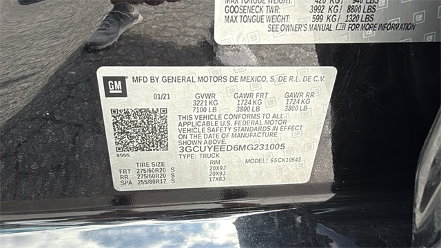 used 2021 Chevrolet Silverado 1500 car, priced at $34,499
