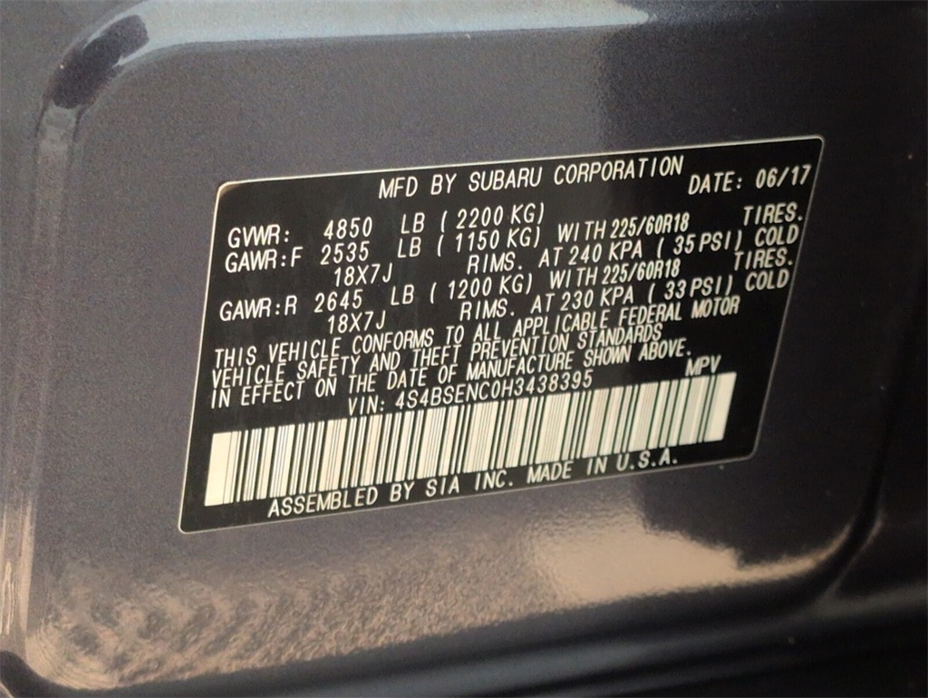 used 2017 Subaru Outback car, priced at $19,998