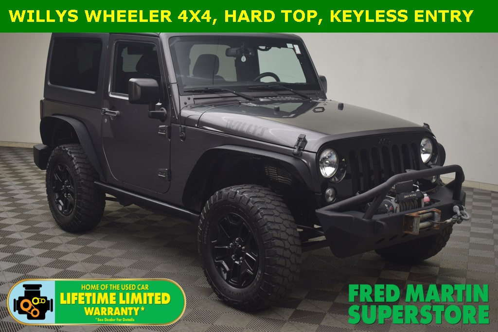 used 2017 Jeep Wrangler car, priced at $17,200