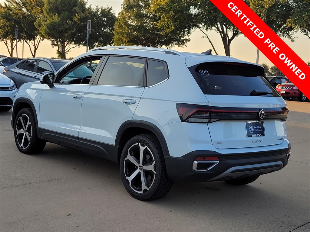 used 2025 Volkswagen Taos car, priced at $28,724