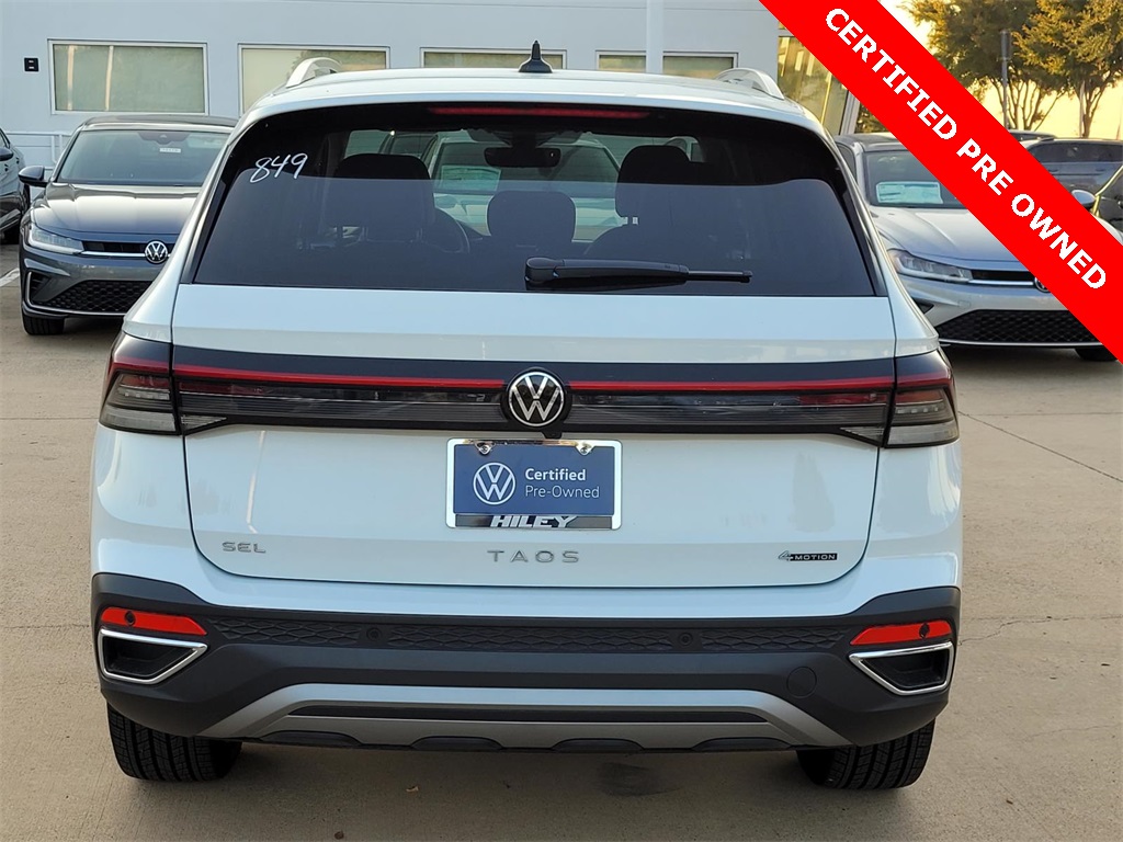 used 2025 Volkswagen Taos car, priced at $28,724