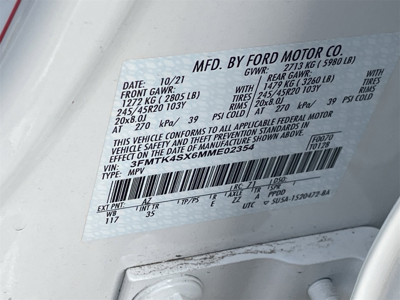 used 2021 Ford Mustang Mach-E car, priced at $28,511