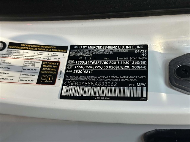 used 2022 Mercedes-Benz GLE car, priced at $50,991