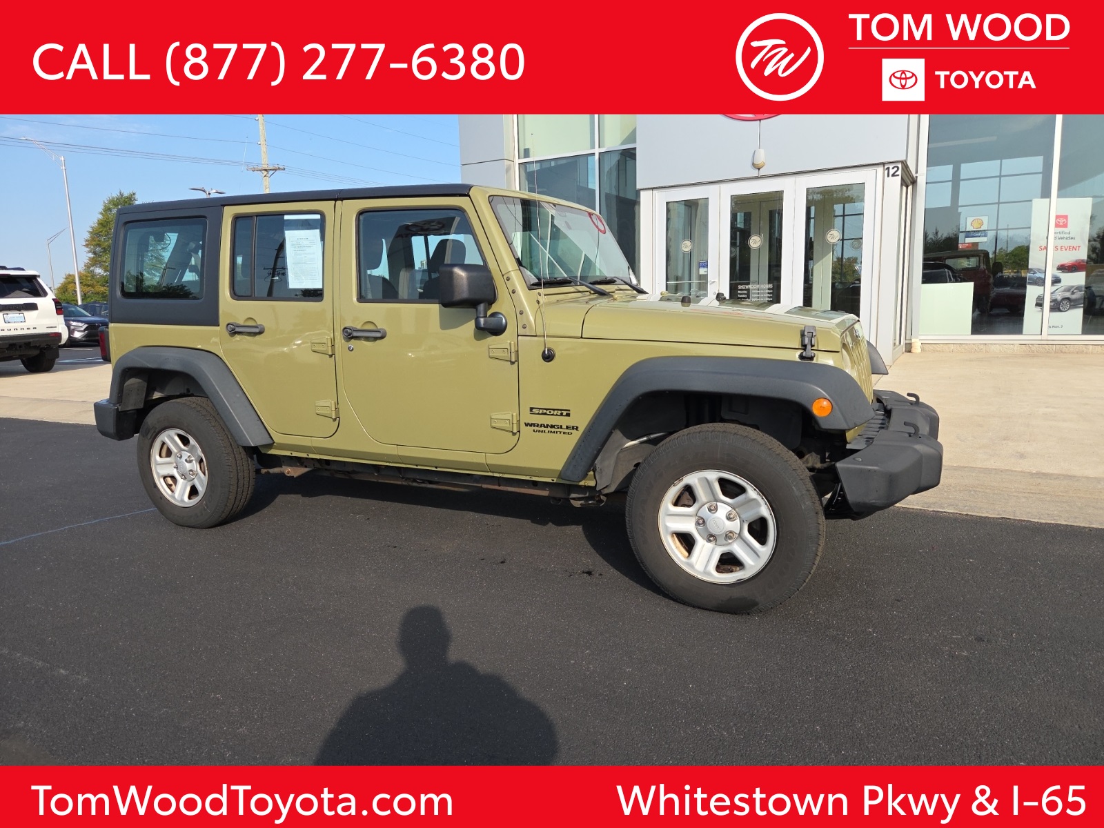 used 2013 Jeep Wrangler car, priced at $17,477