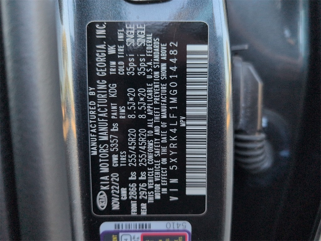 used 2021 Kia Sorento car, priced at $21,000