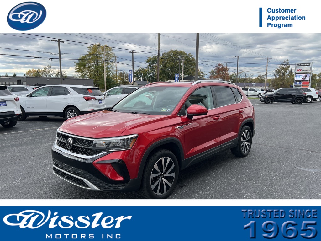 used 2022 Volkswagen Taos car, priced at $21,900