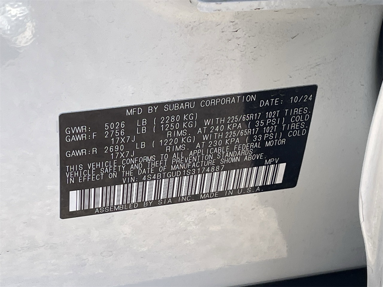 used 2025 Subaru Outback car, priced at $36,990