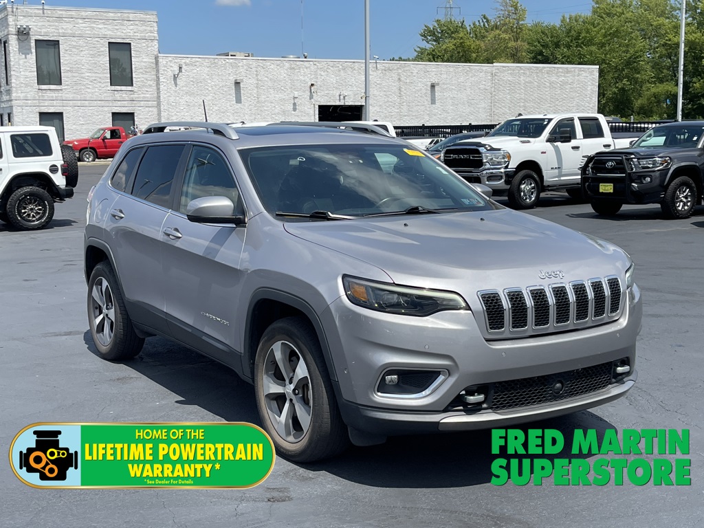 used 2021 Jeep Cherokee car, priced at $22,000