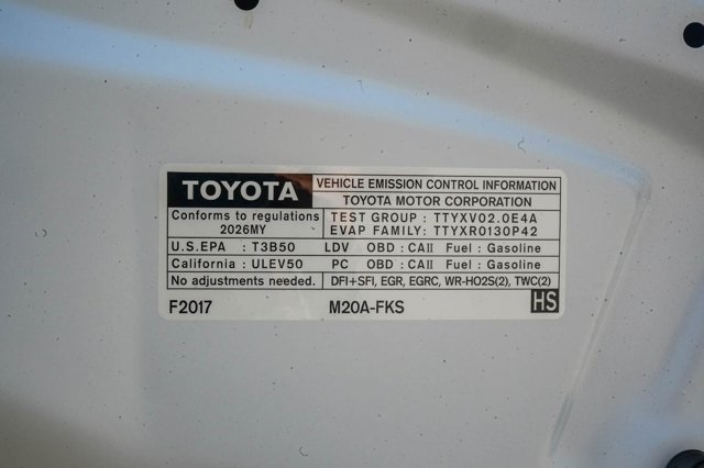 new 2026 Toyota Corolla car, priced at $24,482